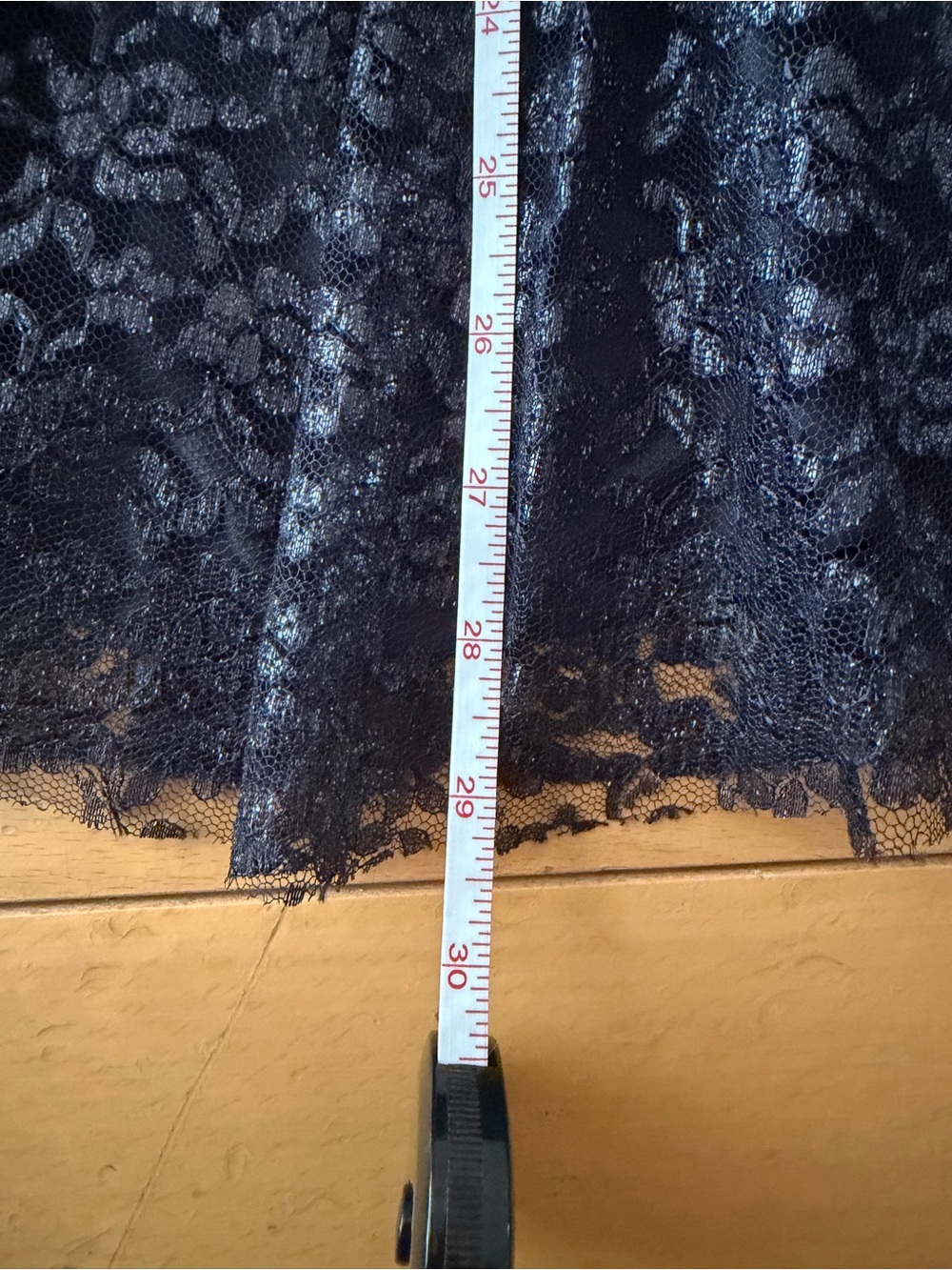 Betsey Johnson Black Strapless Lace Party Dress - Picture 11 of 11